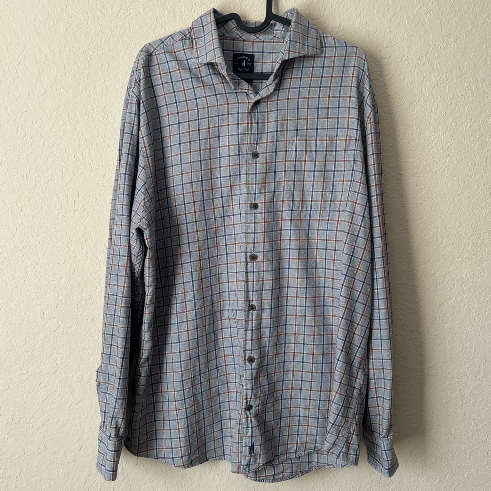 Johnnie-O | Men's Dwayne Top Shelf Button Down Shirt Size Large Twilight